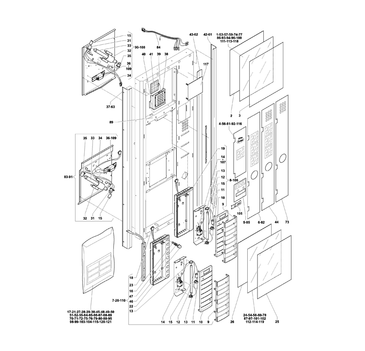 Necta Zanussi  -  Astro 29 / Porta